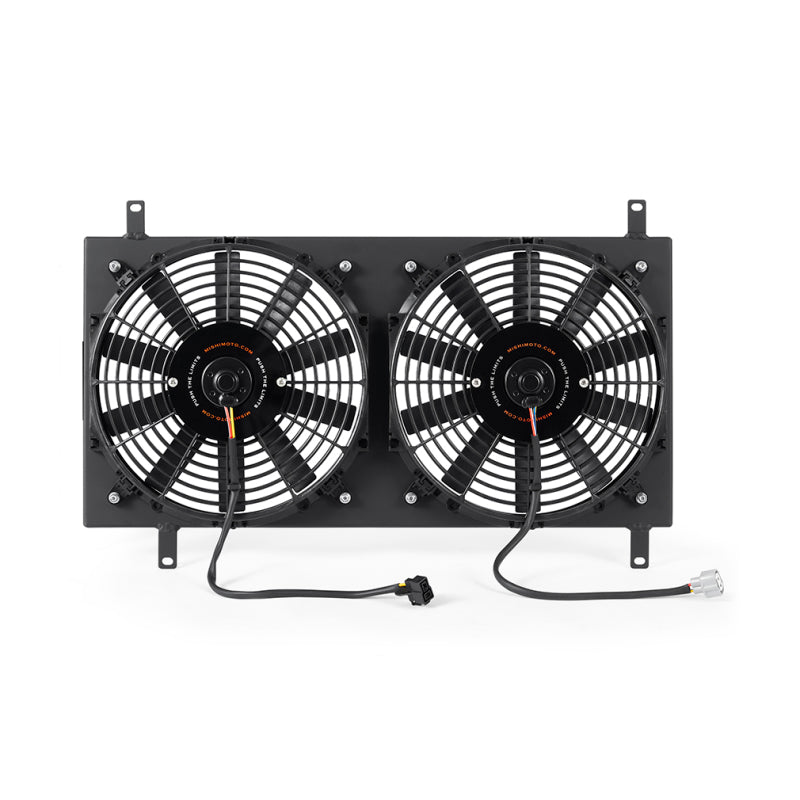 Mishimoto 90 - 97 Mazda Miata Aluminum Fan Shroud Kit - Black - Fans & Shrouds - Mishimoto at Garage 56 Engineering