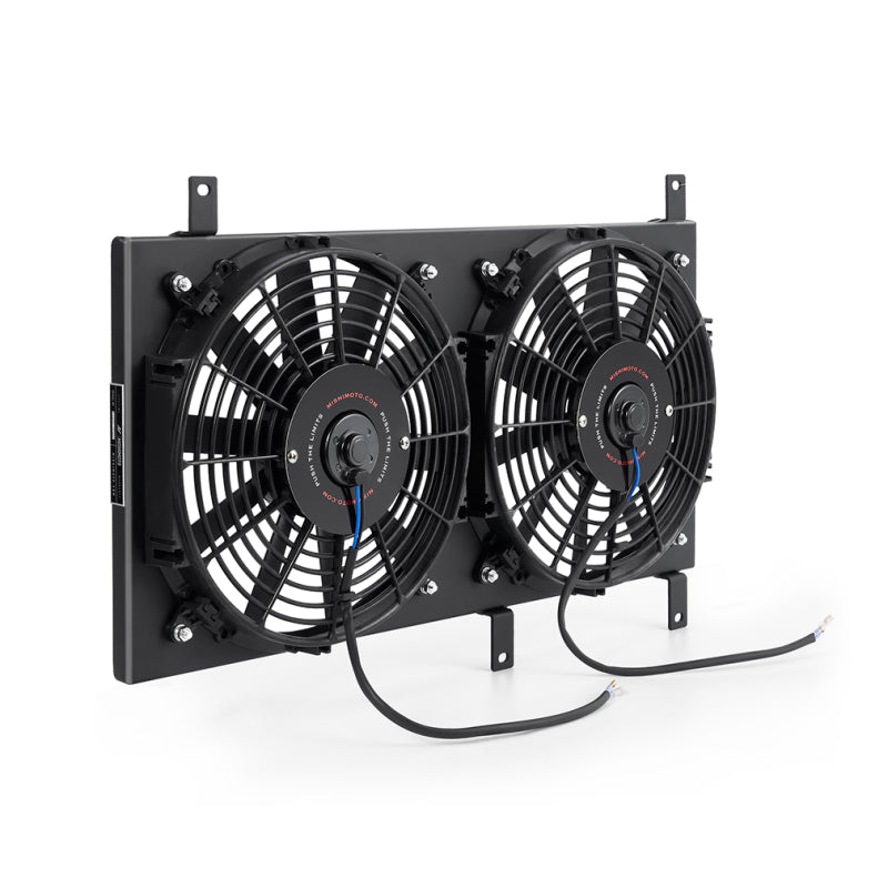 Mishimoto Black Aluminum Fan Shroud Kit for 1999 - 2005 Mazda Miata (NB) - Fans & Shrouds - Mishimoto at Garage 56 Engineering