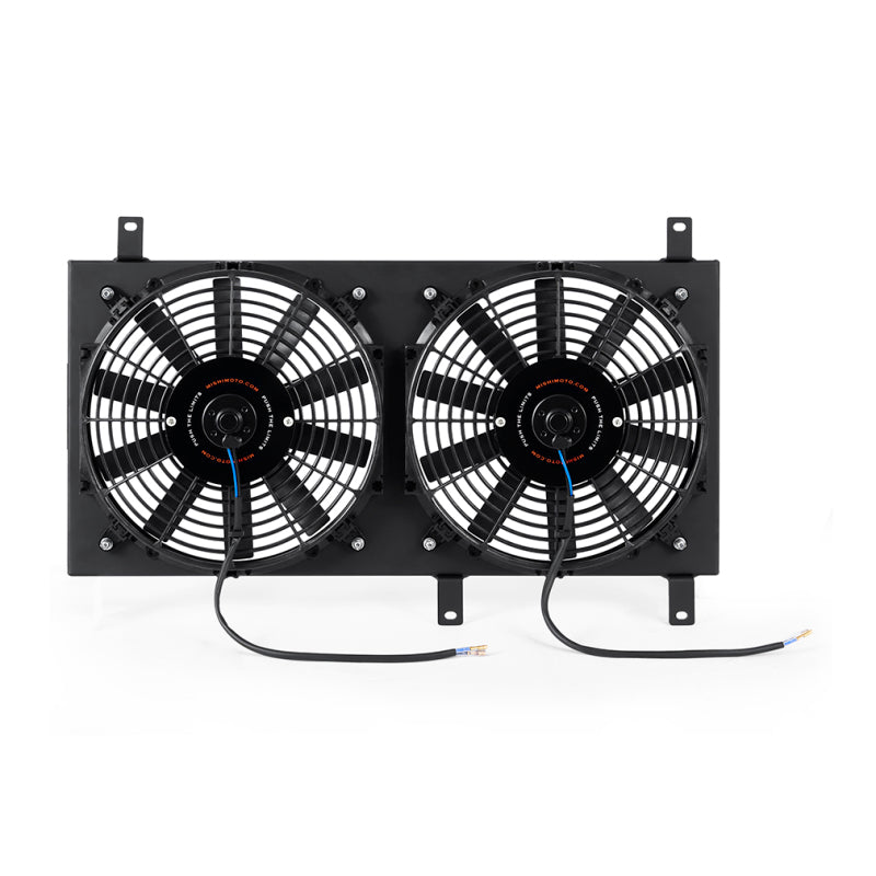 Mishimoto Black Aluminum Fan Shroud Kit for 1999 - 2005 Mazda Miata (NB) - Fans & Shrouds - Mishimoto at Garage 56 Engineering