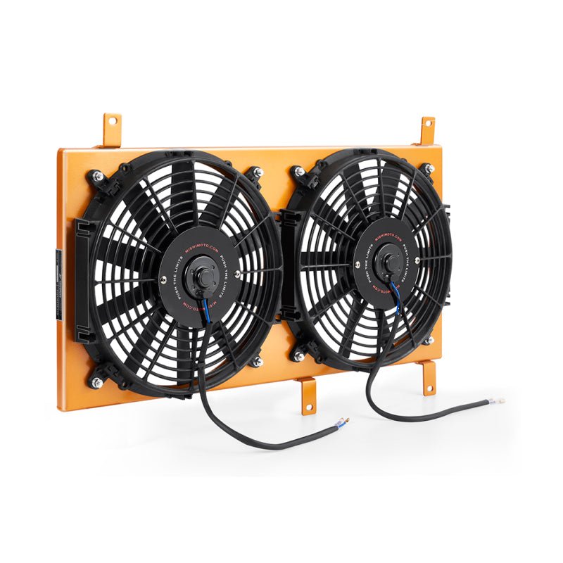 Mishimoto Gold Aluminum Fan Shroud Kit for 1999 - 2005 Mazda Miata (NB) – Engineered for Peak Cooling and Style - Fans & Shrouds - Mishimoto at Garage 56 Engineering