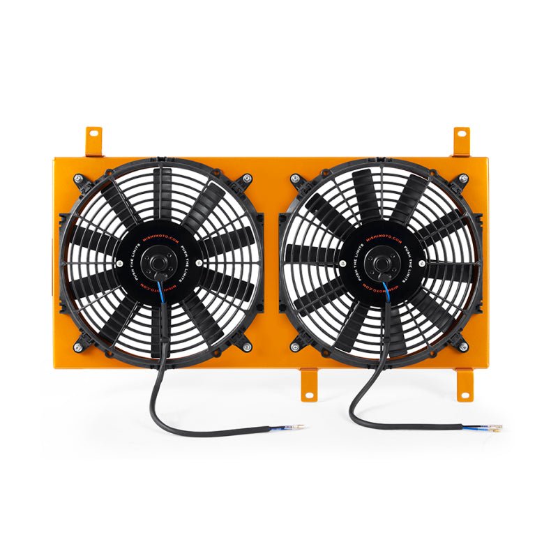 Mishimoto Gold Aluminum Fan Shroud Kit for 1999 - 2005 Mazda Miata (NB) – Engineered for Peak Cooling and Style - Fans & Shrouds - Mishimoto at Garage 56 Engineering