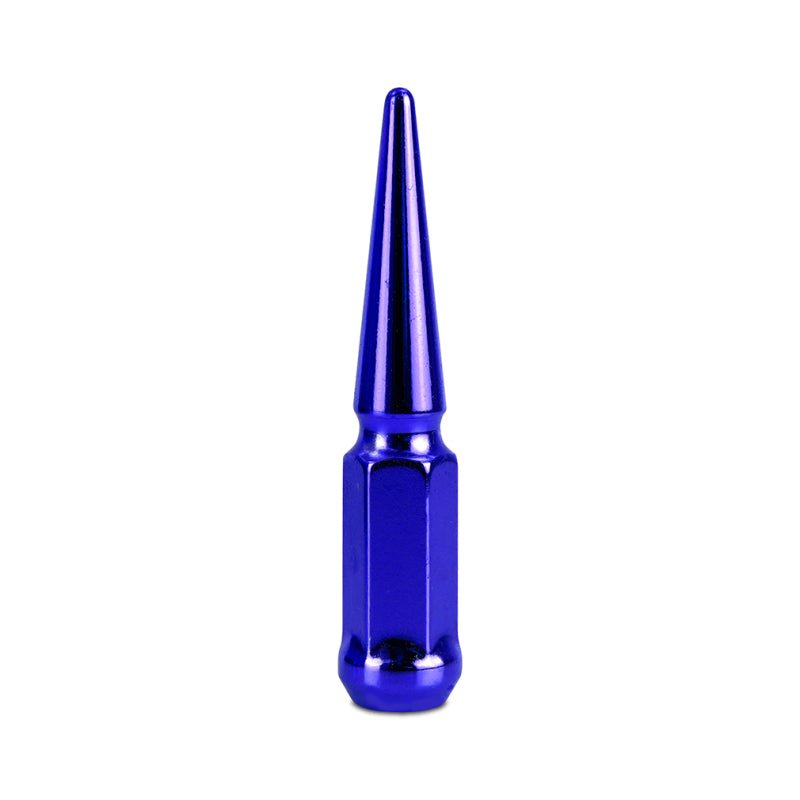 Mishimoto Steel Spiked Lug Nuts M12x1.5 20pc Set - Blue - Lug Nuts - Mishimoto at Garage 56 Engineering