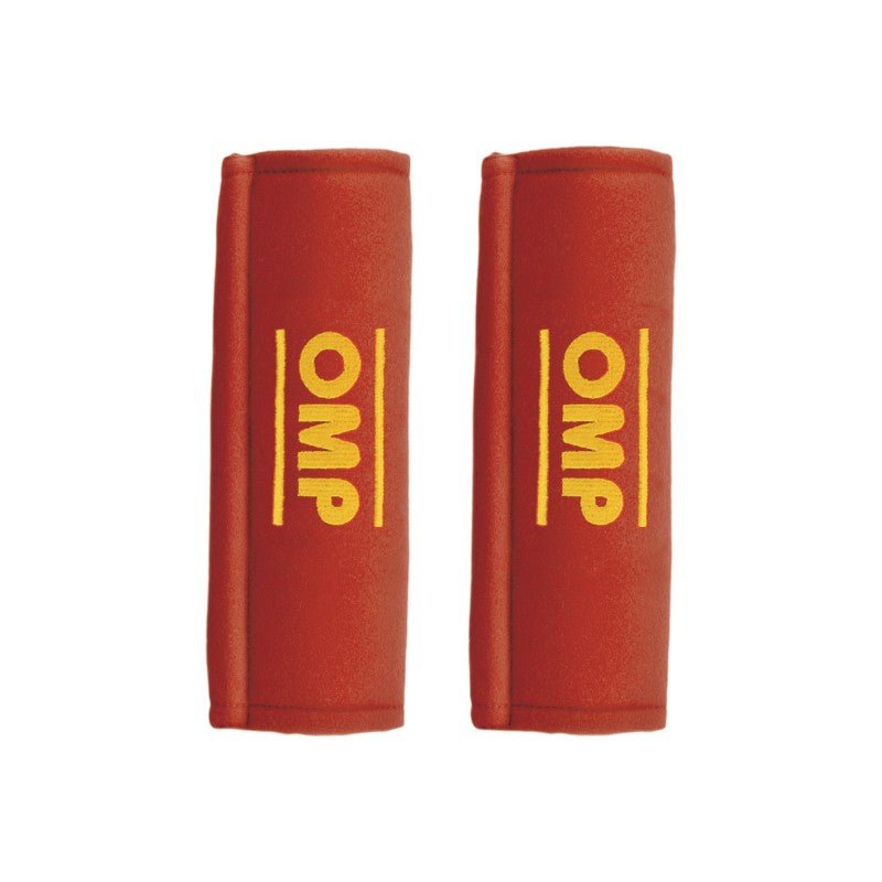 OMP Belt Pads (Pair) - Red - Pads & Sponges - OMP at Garage 56 Engineering