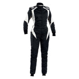 OMP First Elle Overall Black/White - Size 46 For Women - (Fia 8856 - 2018) - Racing Suits - OMP at Garage 56 Engineering