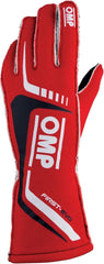 OMP First Evo Gloves Red - Size XL (Fia 8856 - 2018) - Racing Gloves - OMP at Garage 56 Engineering
