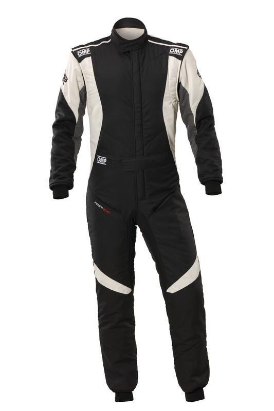 OMP First Evo Suit Navy Blue/Cyan - Size 54 (Fia 8856 - 2018) - Racing Suits - OMP at Garage 56 Engineering