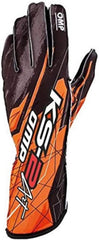 OMP KS - 2 Art Gloves Black/Orange - Size S - Garage 56 Engineering