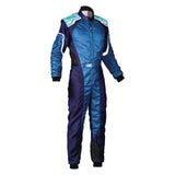 OMP KS - 3 Overall Blue/Cyan - Size 42 - Racing Jackets - OMP at Garage 56 Engineering