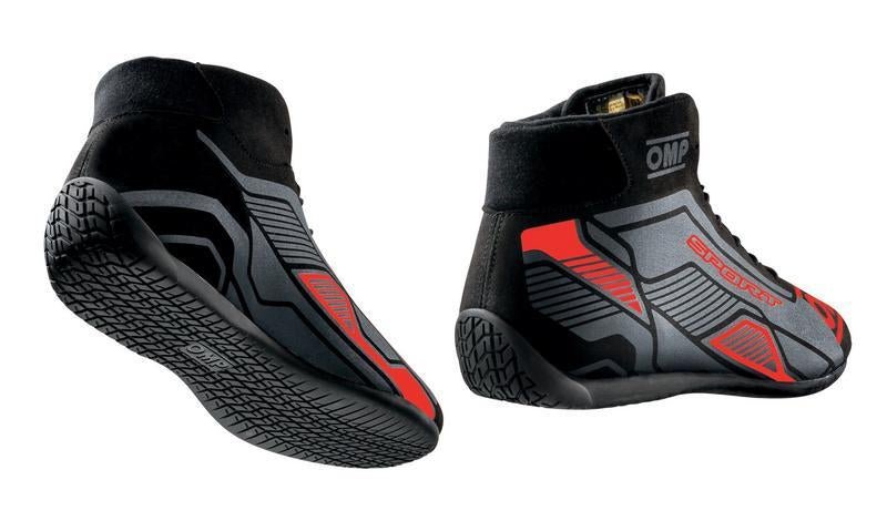 OMP Omp Sport Shoes Fia 8856 - 2018 Black/Red Sz 44 - Racing Shoes - OMP at Garage 56 Engineering