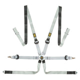OMP One - D 2 Pull Up Harness - Grey - Seat Belts & Harnesses - OMP at Garage 56 Engineering