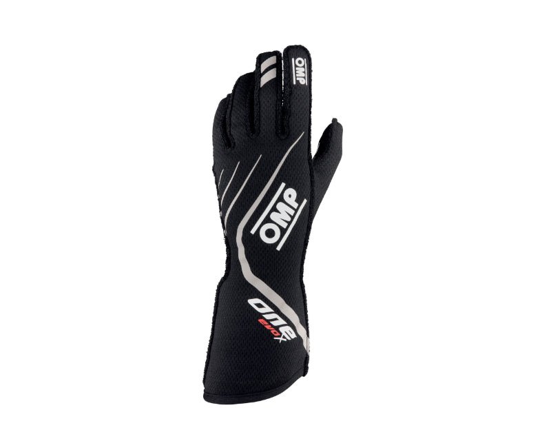 OMP One Evo X Gloves Black - Size Xs (Fia 8856 - 2018) - Garage 56 Engineering