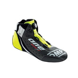OMP One Evo X R Shoes Black/Silver/Fluorescent Yellow - Size 40 (Fia 8856 - 2018) - Racing Shoes - OMP at Garage 56 Engineering