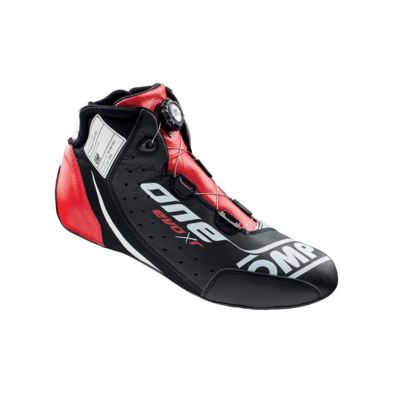 OMP One Evo X Shoes Black - Size 36 (Fia 8856 - 2018) - Racing Shoes - OMP at Garage 56 Engineering