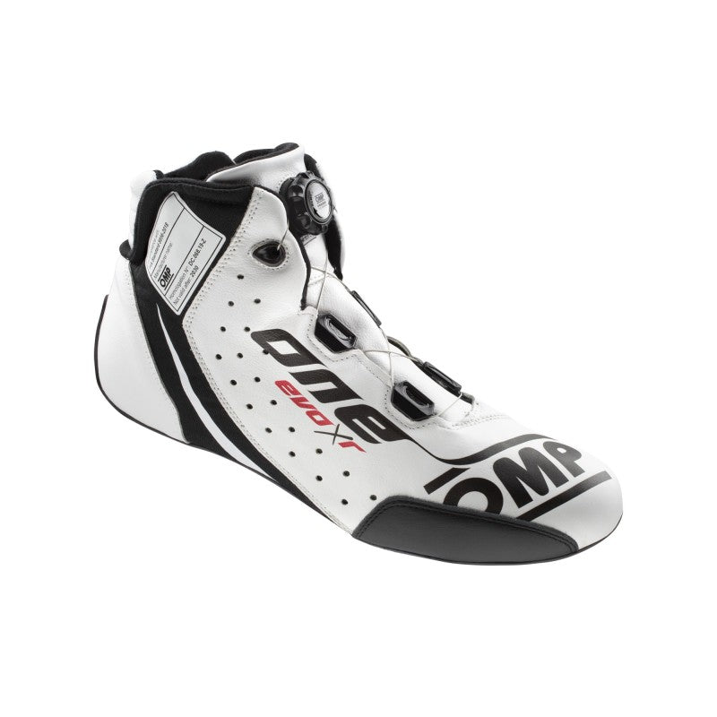 OMP One Evo X Shoes White - Size 36 (Fia 8856 - 2018) - Racing Shoes - OMP at Garage 56 Engineering