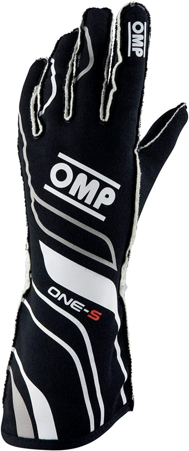 OMP One - S Gloves Black - Size L Fia 8556 - 2018 - Racing Gloves - OMP at Garage 56 Engineering