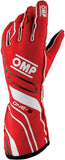 OMP One - S Gloves Red - Size L Fia 8556 - 2018 - Racing Gloves - OMP at Garage 56 Engineering