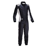 OMP One - S Overall Fia 8856 - 2018+SFI - Navy Blue/Orange Size 58 - Racing Suits - OMP at Garage 56 Engineering