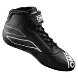 OMP One - S Shoes Black/White/Silver - Size 48 (Fia 8856 - 2018) - Racing Shoes - OMP at Garage 56 Engineering
