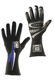 OMP Os 60 Gloves Black/ - Large (Blue) (Fia/Sfi) - Racing Shoes - OMP at Garage 56 Engineering