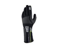 OMP Pro Mech Evo Gloves Black - Size XL (Fia 8856 - 2018) - Racing Gloves - OMP at Garage 56 Engineering