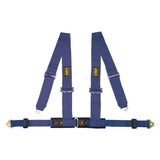 OMP Seat Belts Ece Homologated 4 Point Harness - Blue - Seat Belts & Harnesses - OMP at Garage 56 Engineering