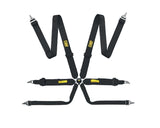 OMP Tecnica 3 Safety Harness Black - Seat Belts & Harnesses - OMP at Garage 56 Engineering
