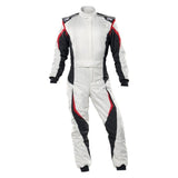 OMP Tecnica Evo Overall My21 White/Ant - Size60 (Fia 8856 - 2018) - Racing Suits - OMP at Garage 56 Engineering