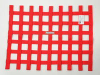 RaceQuip Red 18in H x 24W SFI Ribbon Window Net - Window Nets - Racequip at Garage 56 Engineering