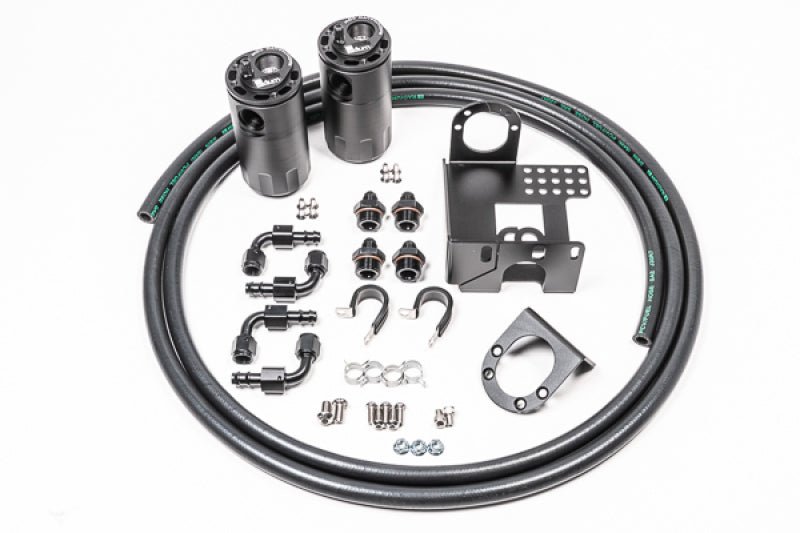 Radium Engineering Dual Fluid Lock Catch Can Kit for 1990 - 2005 Mazda MX - 5 Miata - Oil Catch Cans - Radium Engineering at Garage 56 Engineering