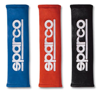 Sparco Belt Pad 2In Alcantara Blue - Seat Belts & Harnesses - SPARCO at Garage 56 Engineering