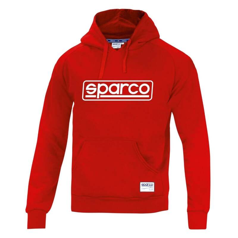Sparco Hoodie Frame SMALL Red - Sweatshirts - SPARCO at Garage 56 Engineering