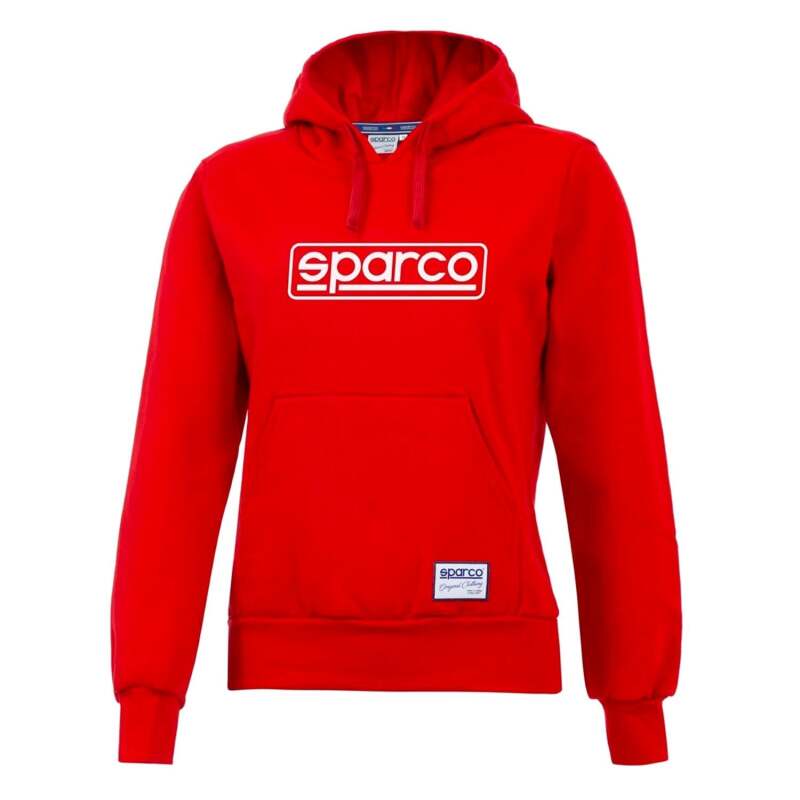 Sparco Hoodie Lady Frame SMALL Red - Sweatshirts - SPARCO at Garage 56 Engineering