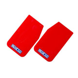 Sparco Mud Flap Pair Red - Mud Flaps - SPARCO at Garage 56 Engineering