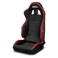 Sparco Seat R100 Black/Red - Reclineable Seats - SPARCO at Garage 56 Engineering
