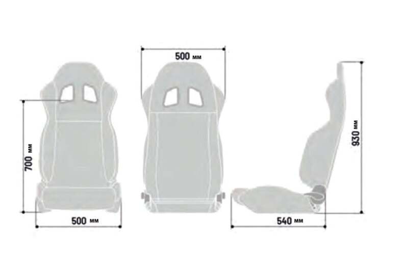 Sparco Seat R100 Black/Red - Reclineable Seats - SPARCO at Garage 56 Engineering