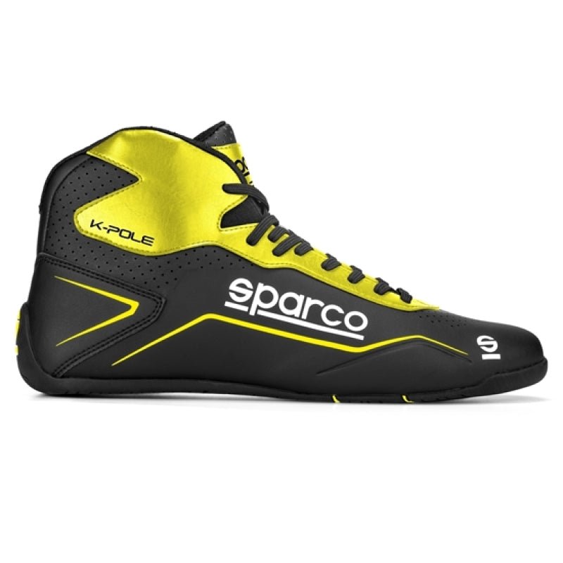 Sparco Shoe K - Pole 37 BLK/YEL - Racing Shoes - SPARCO at Garage 56 Engineering