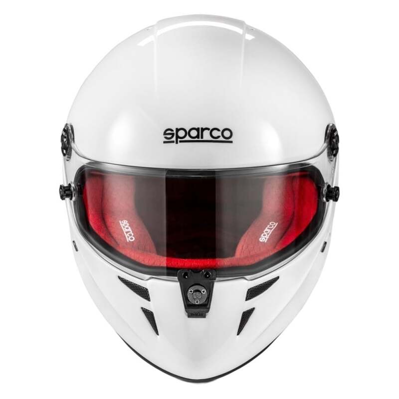Sparco Stealth RF Helmet - Medium - White/Red - Helmets and Accessories - SPARCO at Garage 56 Engineering