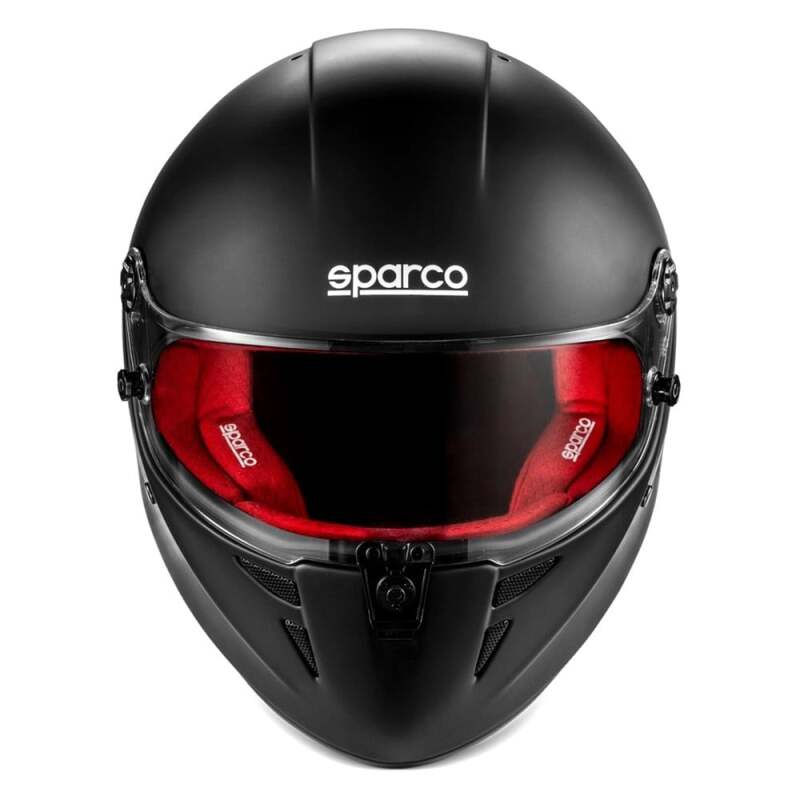 SPARCO Stealth RF Helmet - Medium/Large - Matte Black/Red - Helmets and Accessories - SPARCO at Garage 56 Engineering