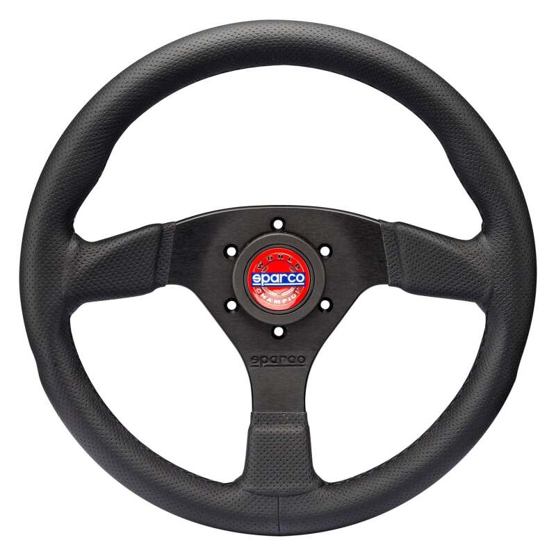 Sparco Strwhl Strada Perf Black/Red - Steering Wheels - SPARCO at Garage 56 Engineering