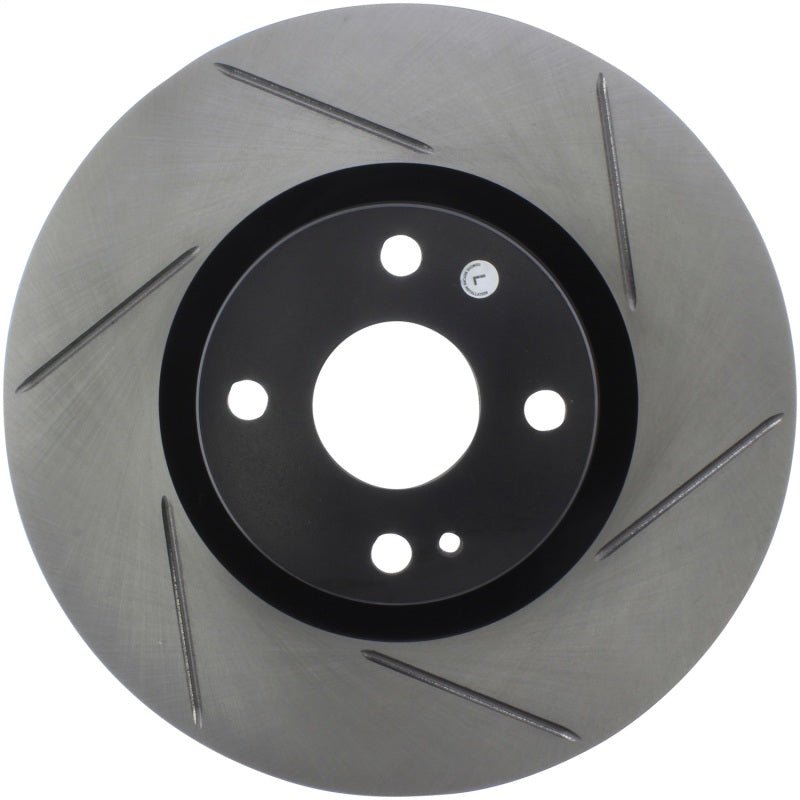 StopTech Front Driver Side Slotted Sport Brake Rotor - ND MX - 5 (16+) - Brake Rotors - Slotted - Stoptech at Garage 56 Engineering
