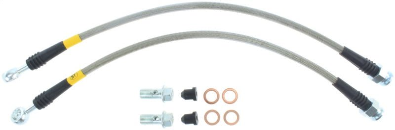 StopTech Mazda Miata NA 1.6 Stainless Steel Front Brake Lines - Brake Line Kits - Stoptech at Garage 56 Engineering