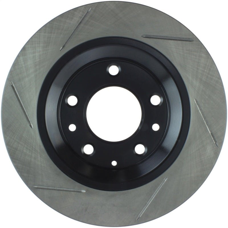 StopTech Power Slot Left Rear Rotor - NC MX - 5 (06 - 15) - Brake Rotors - Slotted - Stoptech at Garage 56 Engineering