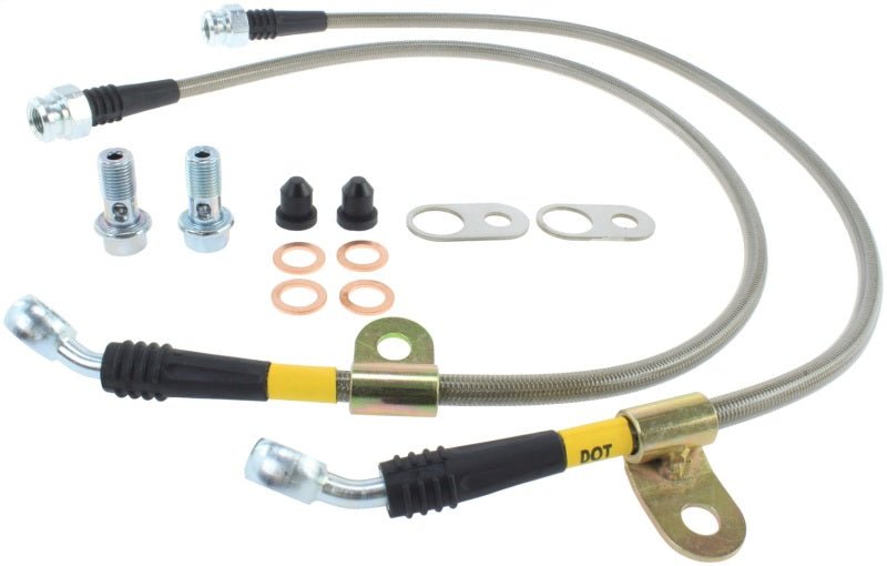 StopTech Stainless Steel Front Brake Line Kit - NC MX - 5 (06 - 15) - Brake Line Kits - Stoptech at Garage 56 Engineering