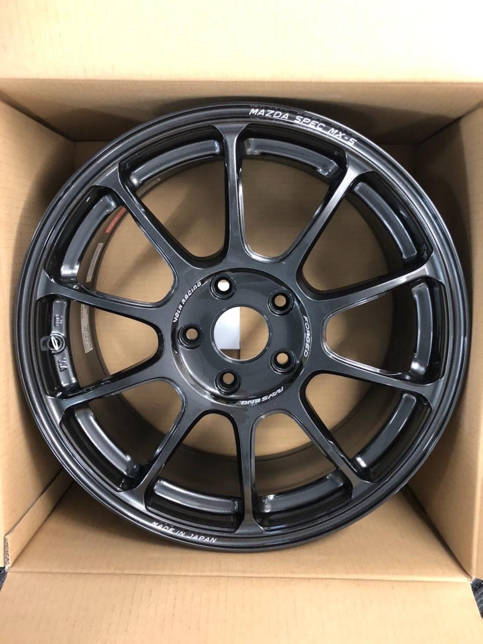 WHEEL, RAYS(SPEC MX-5) 17X8 - GUN METAL - Mazda Motorsports at Garage 56 Engineering
