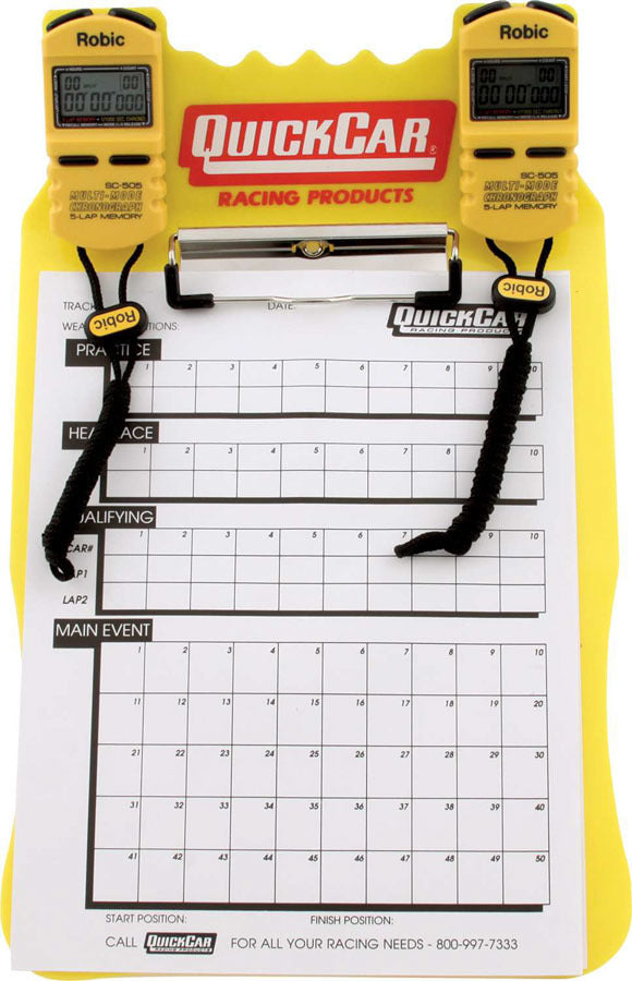 Clipboard Timing System Yellow