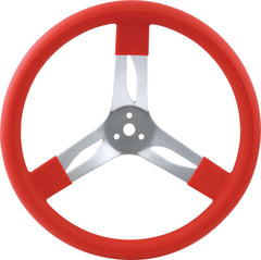 15in Steering Wheel Alum Red