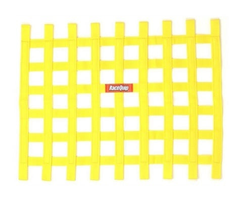 Ribbon Window Net Yellow Non-SFI 18in x 24in