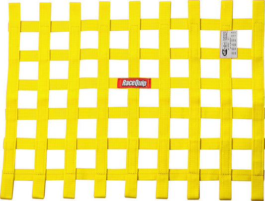 Ribbon Window Net SFI Yellow